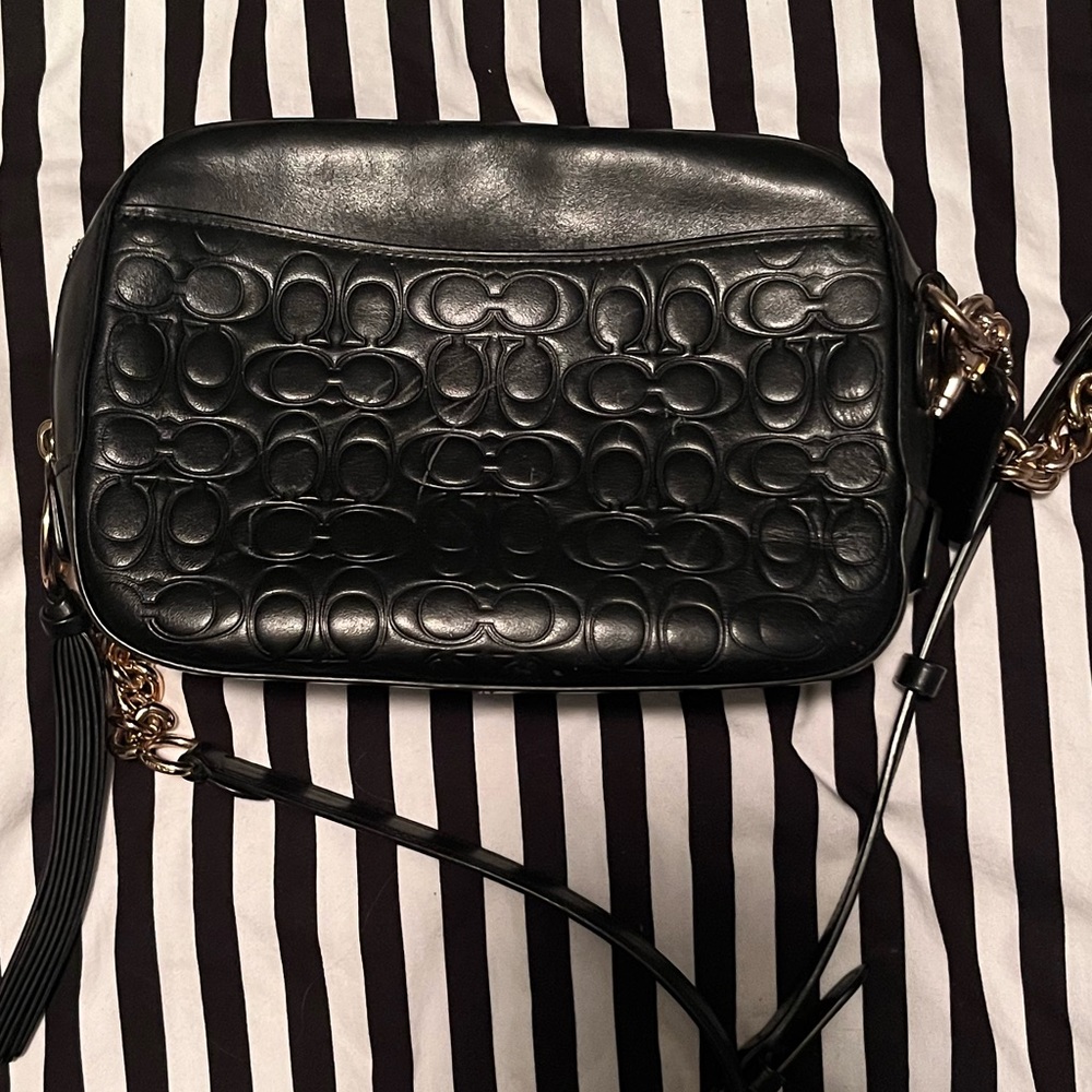 Black coach purse